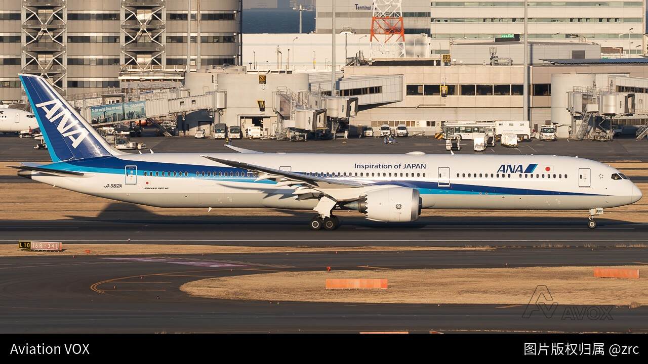 全日空航空 Boeing 787-10 Dreamliner