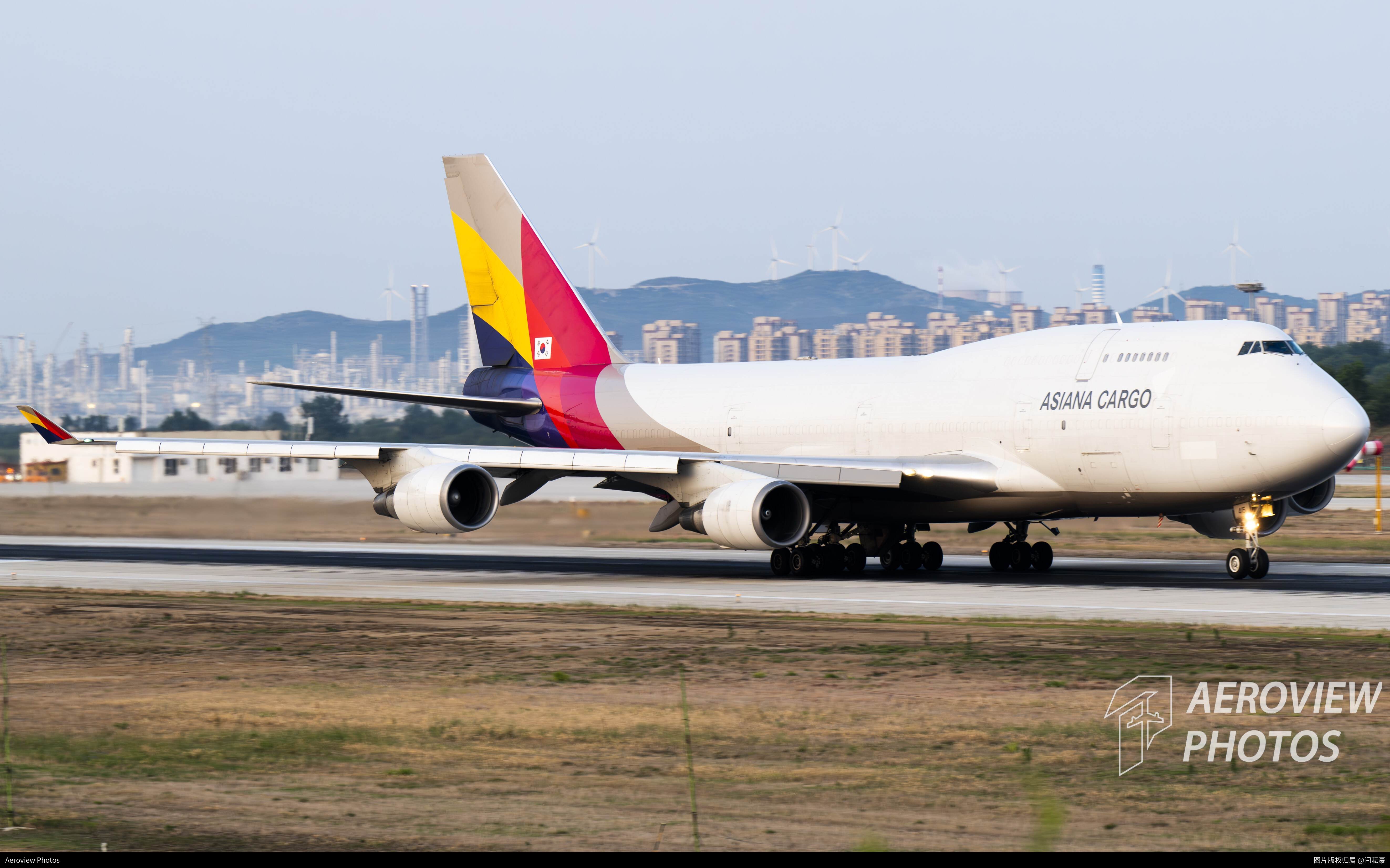 韩亚航空 boeing 747-400F