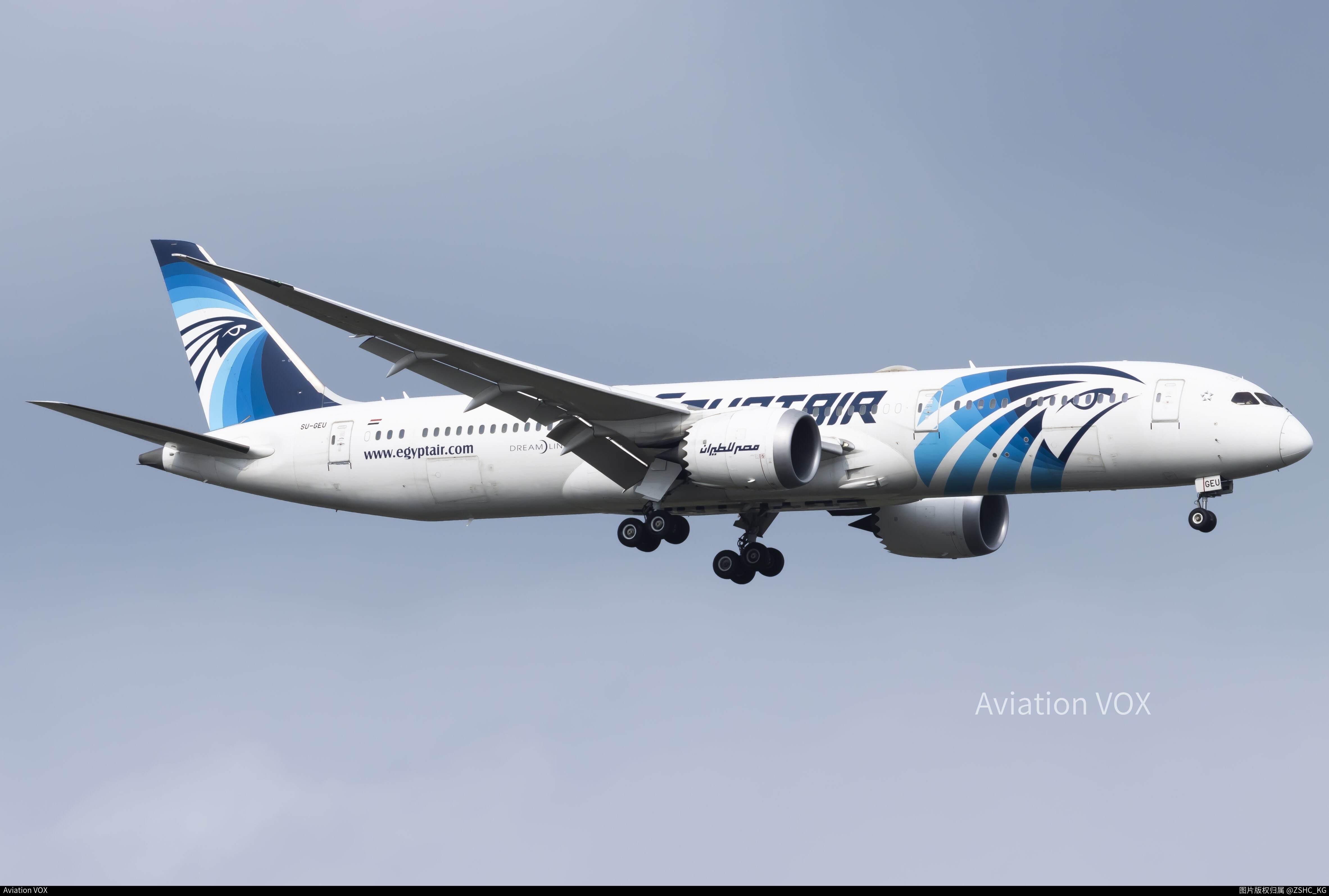 EgyptAir Boeing 787-9 Dreamliner